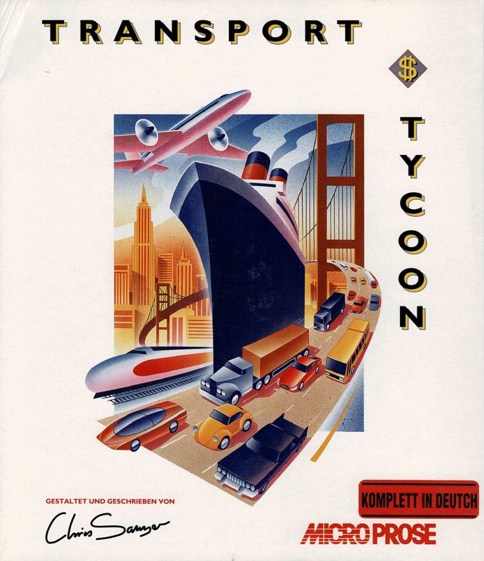 Transport Tycoon box art for Sega Saturn